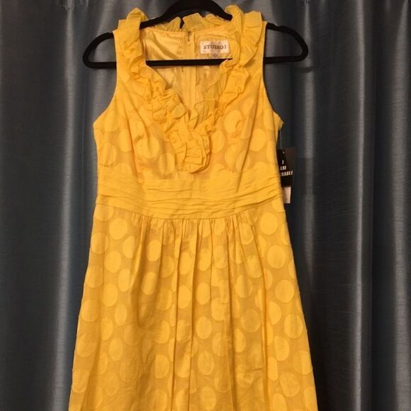 Studio I Sundress in Yellow! NWT! - Picture 1 of 5